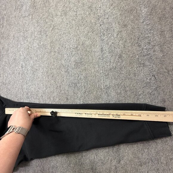 Gymshark Jogger Men M Black Crest Slim Fit Fleece 27" Tapered A2A4H - Picture 13 of 16